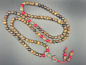 Preview: Tigerauge Mala-Gebetskette mit Schmuckelementen | 108+1 Perlen | ca. 8mm